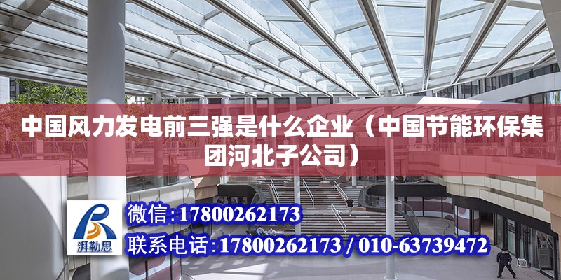 中國風(fēng)力發(fā)電前三強是什么企業(yè)（中國節(jié)能環(huán)保集團河北子公司） 北京鋼結(jié)構(gòu)設(shè)計