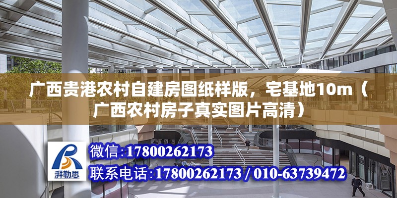 廣西貴港農(nóng)村自建房圖紙樣版，宅基地10m（廣西農(nóng)村房子真實圖片高清）