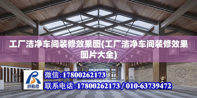 工廠潔凈車間裝修效果圖(工廠潔凈車間裝修效果圖片大全)