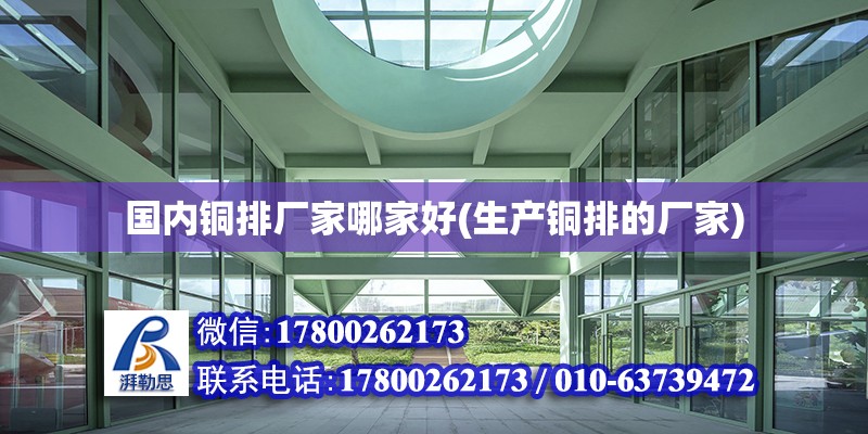 國內(nèi)銅排廠家哪家好(生產(chǎn)銅排的廠家) 結(jié)構(gòu)機械鋼結(jié)構(gòu)設(shè)計