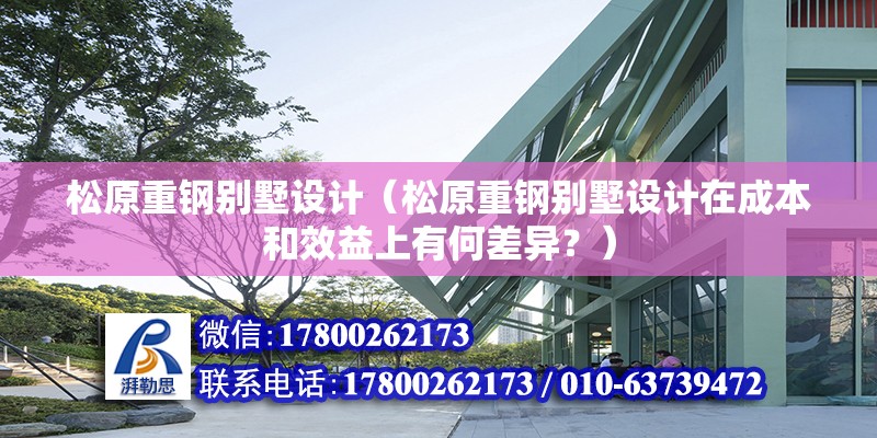 松原重鋼別墅設計（松原重鋼別墅設計在成本和效益上有何差異？） 全國鋼結構廠