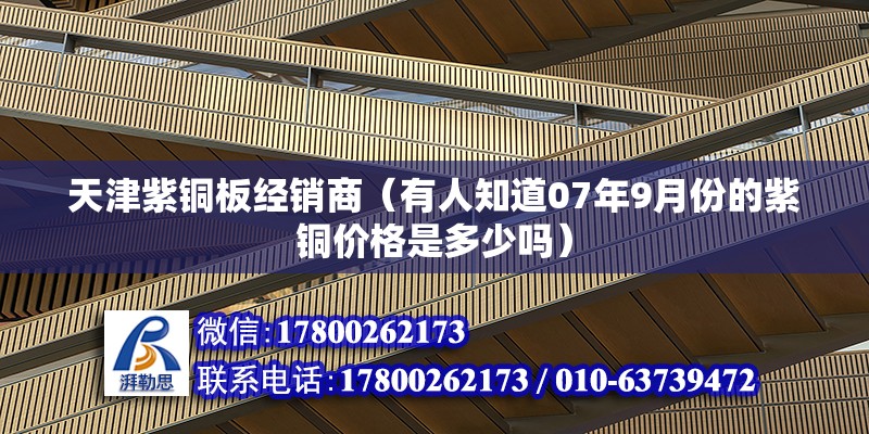 天津紫銅板經(jīng)銷商（有人知道07年9月份的紫銅價格是多少嗎） 結(jié)構(gòu)工業(yè)裝備施工