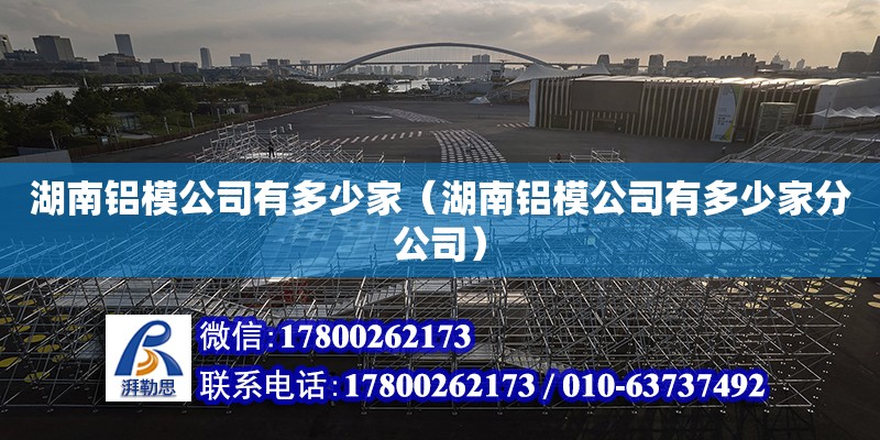 湖南鋁模公司有多少家（湖南鋁模公司有多少家分公司） 鋼結(jié)構(gòu)網(wǎng)架設(shè)計(jì)