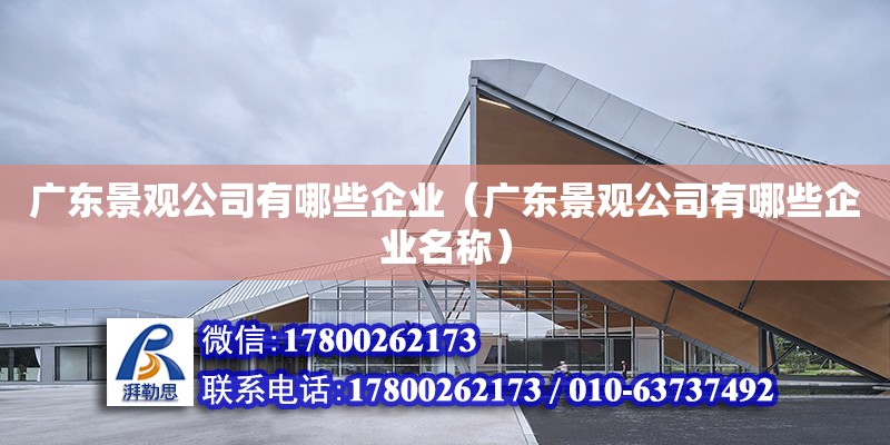 廣東景觀公司有哪些企業(yè)（廣東景觀公司有哪些企業(yè)名稱） 鋼結(jié)構(gòu)網(wǎng)架設(shè)計