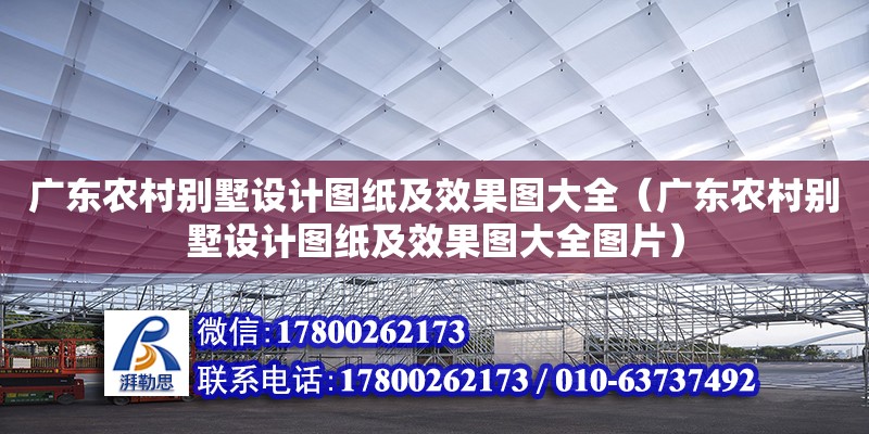 廣東農(nóng)村別墅設(shè)計(jì)圖紙及效果圖大全（廣東農(nóng)村別墅設(shè)計(jì)圖紙及效果圖大全圖片）