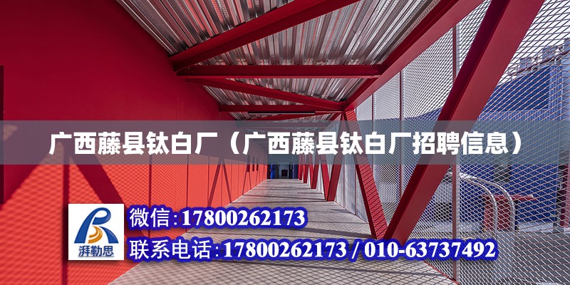 廣西藤縣鈦白廠（廣西藤縣鈦白廠招聘信息）