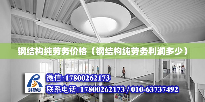 鋼結構純勞務價格（鋼結構純勞務利潤多少） 結構污水處理池設計