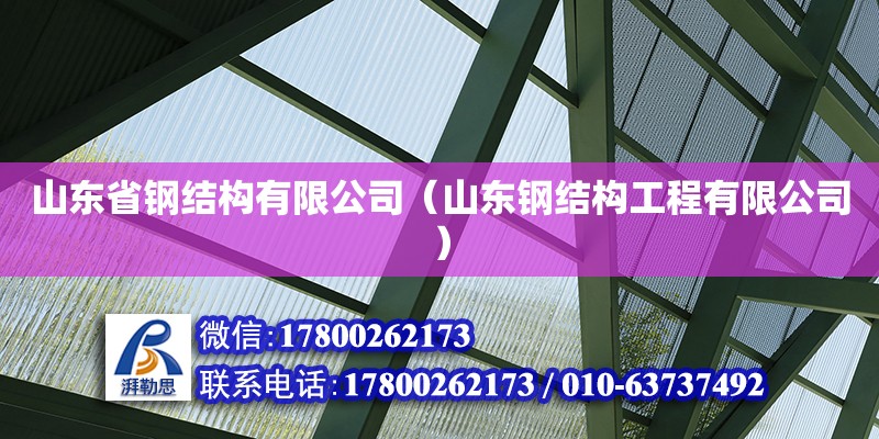 山東省鋼結(jié)構(gòu)有限公司（山東鋼結(jié)構(gòu)工程有限公司）