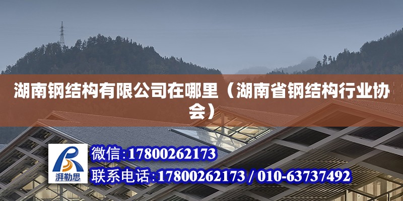 湖南鋼結(jié)構(gòu)有限公司在哪里（湖南省鋼結(jié)構(gòu)行業(yè)協(xié)會(huì)）