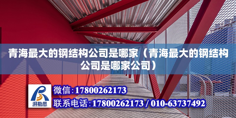 青海最大的鋼結(jié)構(gòu)公司是哪家（青海最大的鋼結(jié)構(gòu)公司是哪家公司） 鋼結(jié)構(gòu)蹦極施工