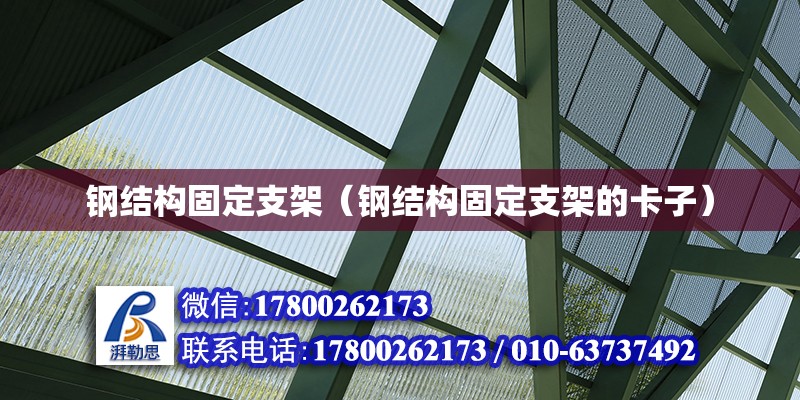 鋼結(jié)構(gòu)固定支架（鋼結(jié)構(gòu)固定支架的卡子） 結(jié)構(gòu)污水處理池施工