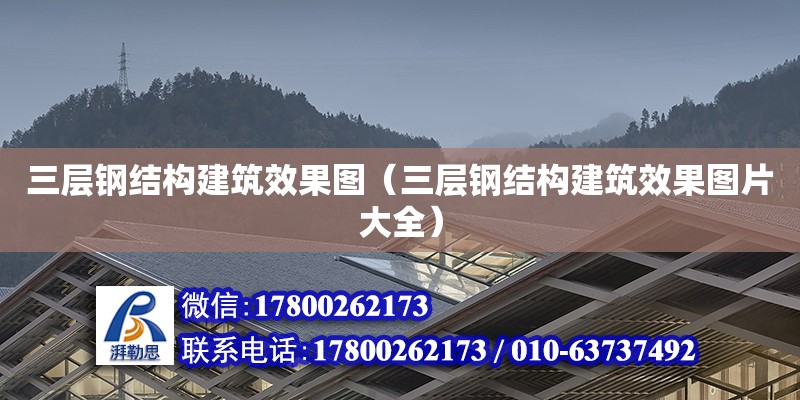 三層鋼結構建筑效果圖（三層鋼結構建筑效果圖片大全） 結構工業(yè)鋼結構施工