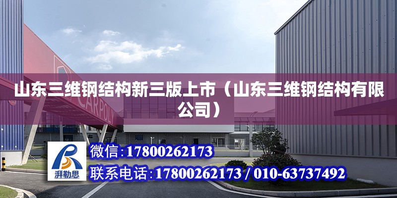 山東三維鋼結(jié)構(gòu)新三版上市（山東三維鋼結(jié)構(gòu)有限公司） 鋼結(jié)構(gòu)跳臺施工