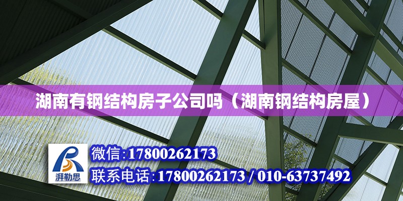 湖南有鋼結(jié)構(gòu)房子公司嗎（湖南鋼結(jié)構(gòu)房屋）