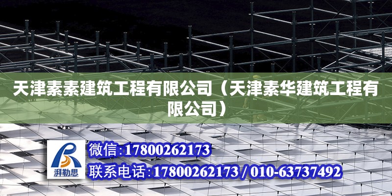 天津素素建筑工程有限公司（天津素華建筑工程有限公司）