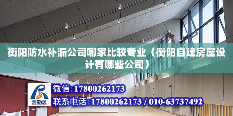 衡陽防水補漏公司哪家比較專業(yè)（衡陽自建房屋設(shè)計有哪些公司）