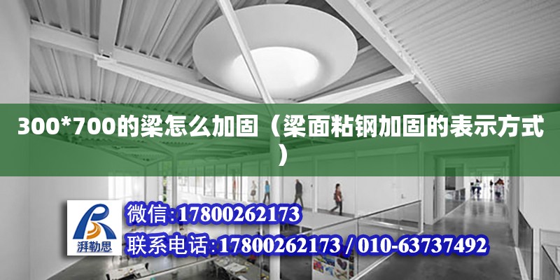 300*700的梁怎么加固（梁面粘鋼加固的表示方式） 北京加固設(shè)計(jì)