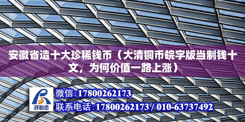 安徽省造十大珍稀錢幣（大清銅幣皖字版當制錢十文，為何價值一路上漲）