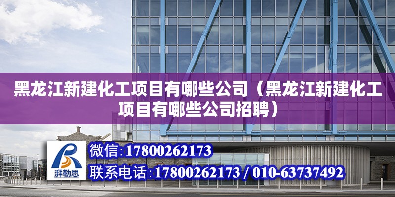 黑龍江新建化工項目有哪些公司（黑龍江新建化工項目有哪些公司招聘）