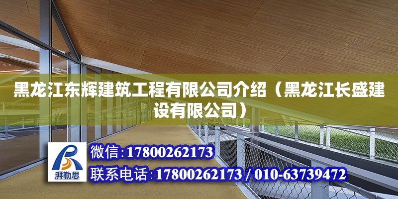 黑龍江東輝建筑工程有限公司介紹（黑龍江長盛建設(shè)有限公司） 鋼結(jié)構(gòu)網(wǎng)架設(shè)計