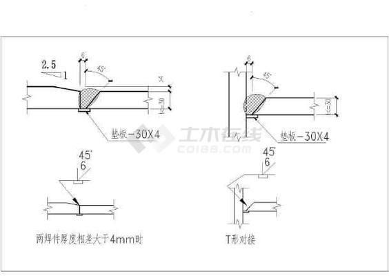 鋼結構預埋板焊接節(jié)點圖（鋼結構預埋板施工流程） 結構砌體施工 第2張