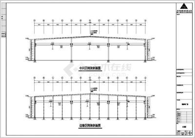 二層鋼結(jié)構(gòu)框架圖cad（二層鋼結(jié)構(gòu)框架圖cad資源） 結(jié)構(gòu)框架施工 第1張