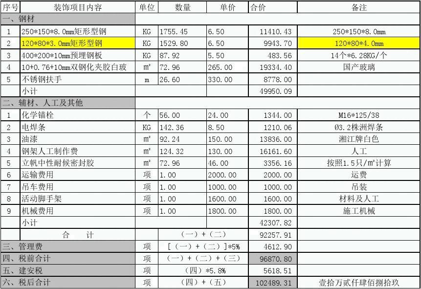 鋼結(jié)構(gòu)安裝預(yù)算報(bào)價(jià)單怎么做（制作鋼結(jié)構(gòu)安裝預(yù)算報(bào)價(jià)單的具體步驟和注意事項(xiàng)） 鋼結(jié)構(gòu)門式鋼架施工 第5張