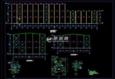 鋼結(jié)構(gòu)車間施工圖（鋼結(jié)構(gòu)施工圖的識讀技巧） 北京加固設(shè)計(jì) 第4張