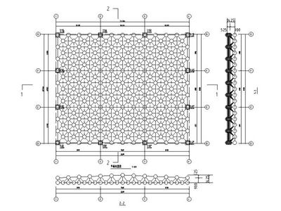 網(wǎng)架結(jié)構(gòu)圖紙（什么是網(wǎng)架結(jié)構(gòu)圖紙） 結(jié)構(gòu)工業(yè)裝備設(shè)計 第1張