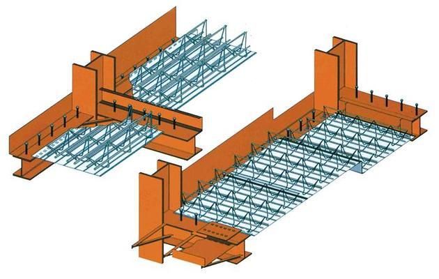 鋼筋桁架樓承板施工流程視頻（鋼筋桁架樓承板施工流程） 鋼結(jié)構(gòu)玻璃棧道施工 第3張