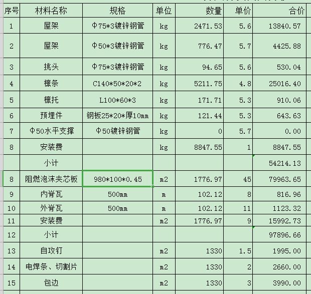 2020年鋼結(jié)構(gòu)制作安裝費(fèi)多少錢一噸呢（2020年鋼結(jié)構(gòu)制作安裝費(fèi)多少錢一噸） 結(jié)構(gòu)電力行業(yè)施工 第5張