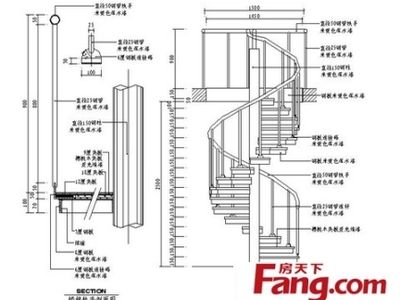 螺旋樓梯設(shè)計(jì)圖紙大全 建筑消防施工 第4張