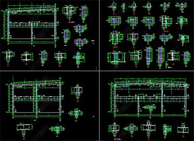鋼結(jié)構(gòu)廠房圖片大全 設(shè)計圖紙