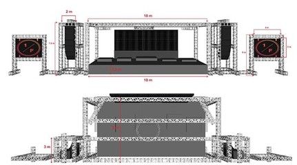 舞臺(tái)搭建示意圖（舞臺(tái)搭建基本步驟）