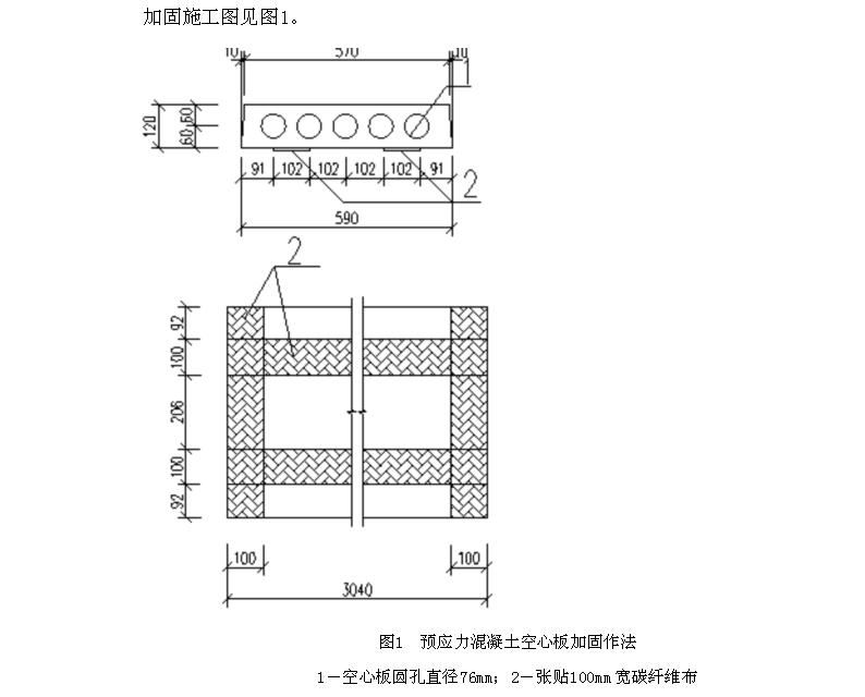 樓層空心板加固方案設(shè)計(jì) 鋼結(jié)構(gòu)蹦極施工 第1張