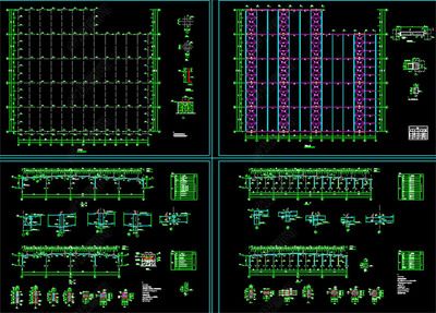 鋼結(jié)構(gòu)廠房施工圖包含哪些圖（鋼結(jié)構(gòu)廠房剖面圖解讀鋼結(jié)構(gòu)廠房立面圖案例分析）