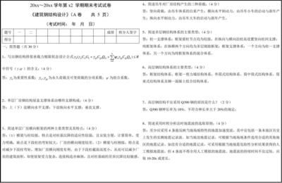 鋼結(jié)構(gòu)期末試卷及答案（翼緣局部穩(wěn)定條件,偏心壓桿穩(wěn)定計算,承重結(jié)構(gòu)用鋼材性能）