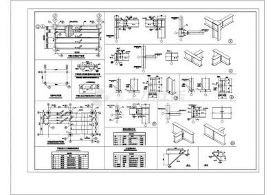 廠房鋼構(gòu)加固設(shè)計(jì)圖紙大全