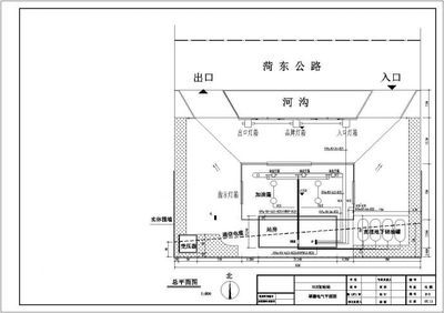 加油站罩棚設(shè)計圖紙