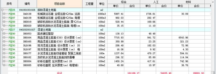 混凝土路面修補套什么定額（公路工程預(yù)算定額查詢方法）