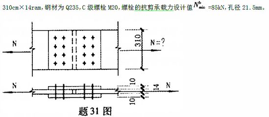 普通螺栓抗剪承載力計算方法（普通螺栓的抗剪承載力計算）