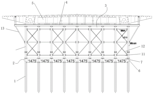 橋梁鋼架結(jié)構(gòu)圖
