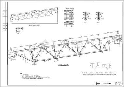 桁架圖集有哪些 結構工業(yè)鋼結構設計 第3張