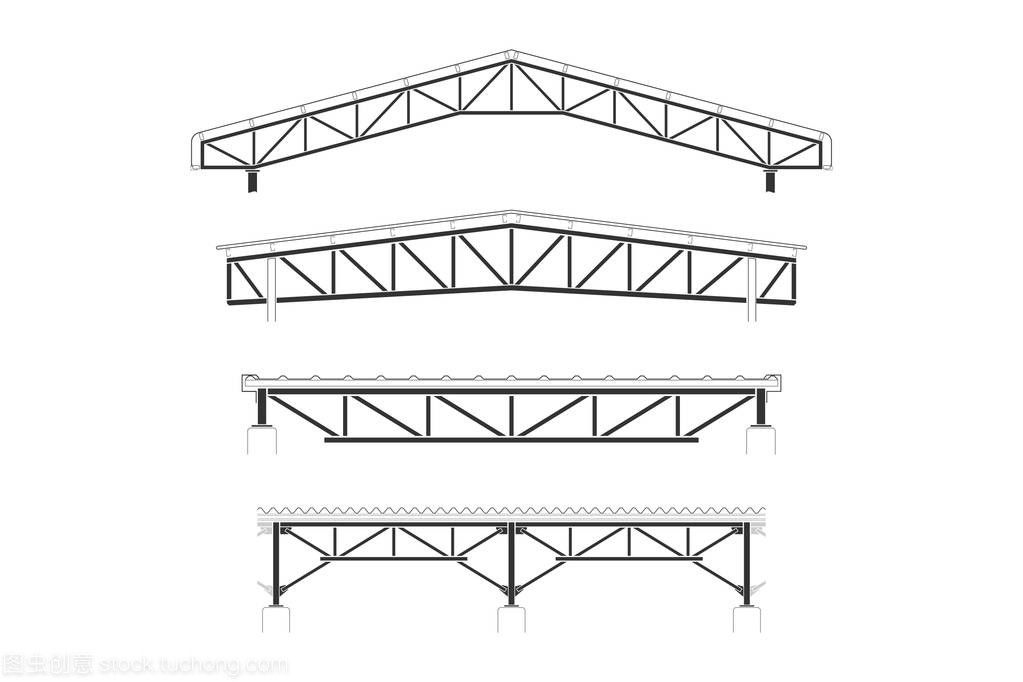 屋頂桁架圖片大全
