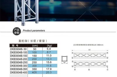 桁架規(guī)格型號(hào)尺寸表（桁架規(guī)格型號(hào)型號(hào)尺寸表）