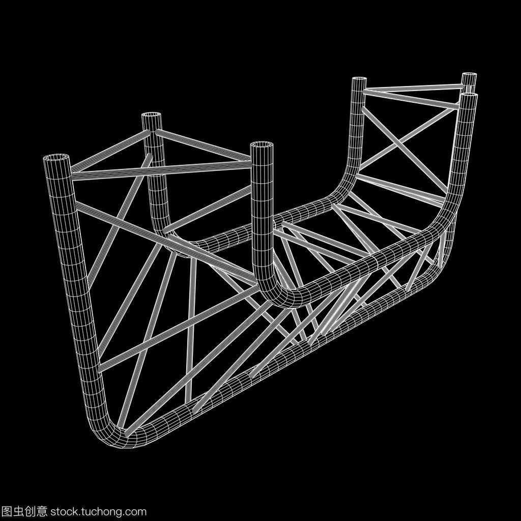 桁架模型設(shè)計(jì)思路（sketchup建模技巧分享）