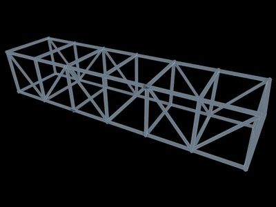 桁架模型設(shè)計思路（sketchup建模技巧分享）