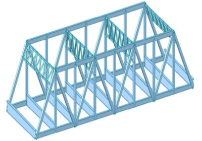 桁架模型設(shè)計(jì)思路(sketchup建模技巧分享) 北京加固施工 第5張 桁架模型設(shè)計(jì)思路(sketchup建模技巧分享) 北京加固施工 第5張