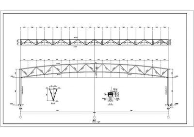 桁架結(jié)構(gòu)設(shè)計(jì)圖紙圖片