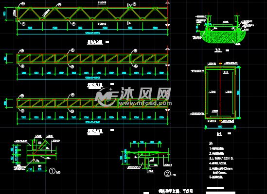 過路桁架的結(jié)構(gòu)圖片